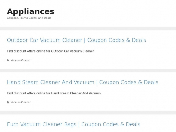 appliances.discountcodeusa.com