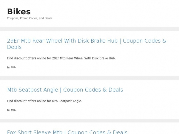 bikes.discountcodeusa.com