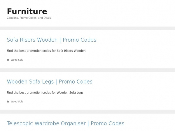 furniture.promocodescanada.com